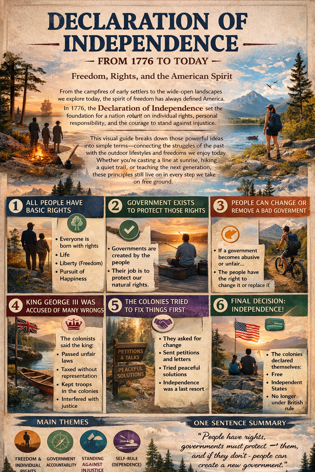 Declaration of Independence Poster