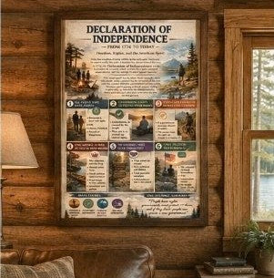 Declaration of Independence Poster