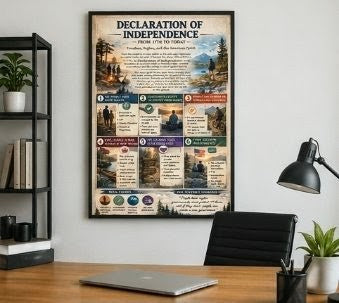 Declaration of Independence Poster