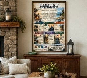 Declaration of Independence Poster