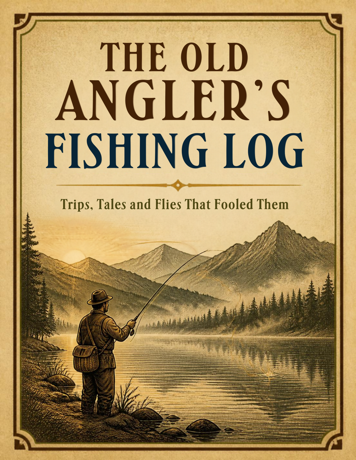 The Old Anglers Fishing Log cover